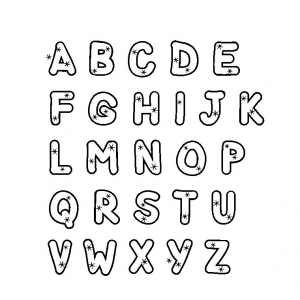 Coloriage alphabet