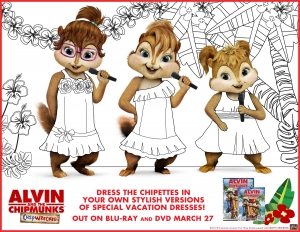 Coloriage de Alvin et les Chipmunks à imprimer