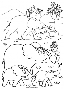 Barbapapa en éléphant