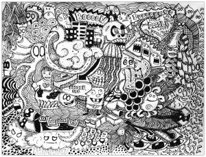 coloriage-complexe-adulte-doodle-lover-par-bon-arts-gratuit-a-imprimer