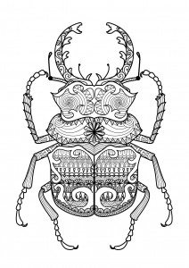 coloriage-pour-adulte-difficile-zentangle-scarabee-par-bimdeedee-gratuit-a-imprimer