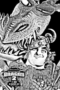 Image de Dragons 2 à imprimer et colorier