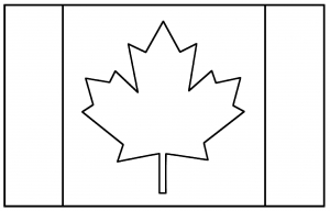 coloriage-drapeau-canada