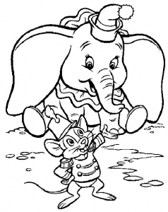 Image de Dumbo à télécharger et colorier