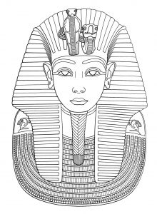 Masque du pharaon Toutankhamon