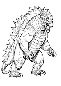 Godzilla et ses écailles dorsales