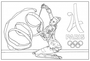 coloriage-jeux-olympiques-gymnastique-paris-2024