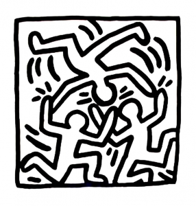 Coloriage de Keith Haring à télécharger