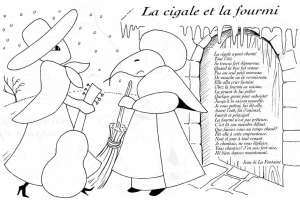 Image de Fables de La Fontaine à télécharger et colorier