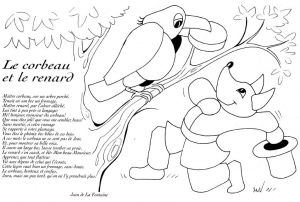 Dessin de Fables de La Fontaine gratuit à télécharger et colorier