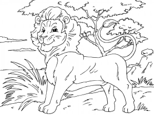 coloriage-lion-4