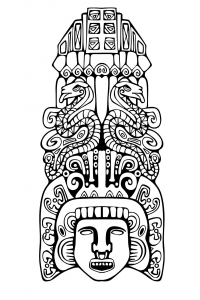 Masque Inca / Maya - 6