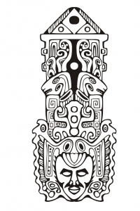 Masque Inca / Maya - 1