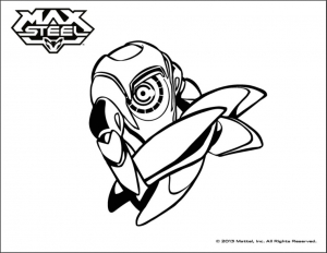 Coloriage de Max Steel gratuit à colorier