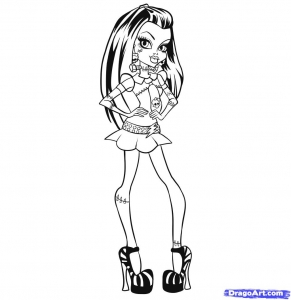 Image de Monster High à imprimer et colorier