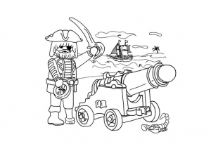 coloriage-playmobil-pirate-canon