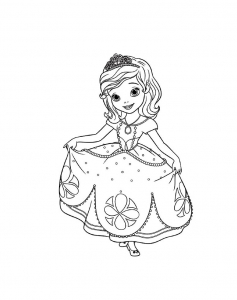 Image de Princesse Sofia (Disney) à imprimer et colorier