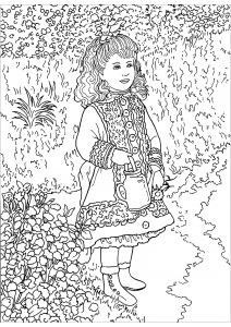 Coloriage de Renoir à colorier pour enfants