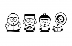 Coloriage de South Park à colorier pour enfants