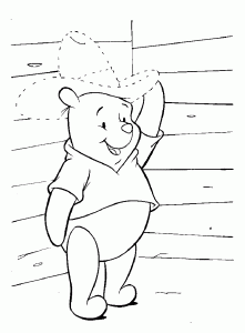 Coloriage de Winnie l'ourson à télécharger