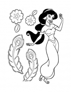 Jasmine et jolis motifs
