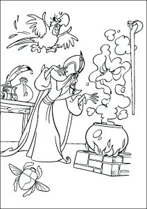 Jafar et Jago le perroquet