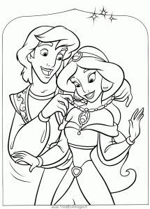Jasmine avec Aladdin