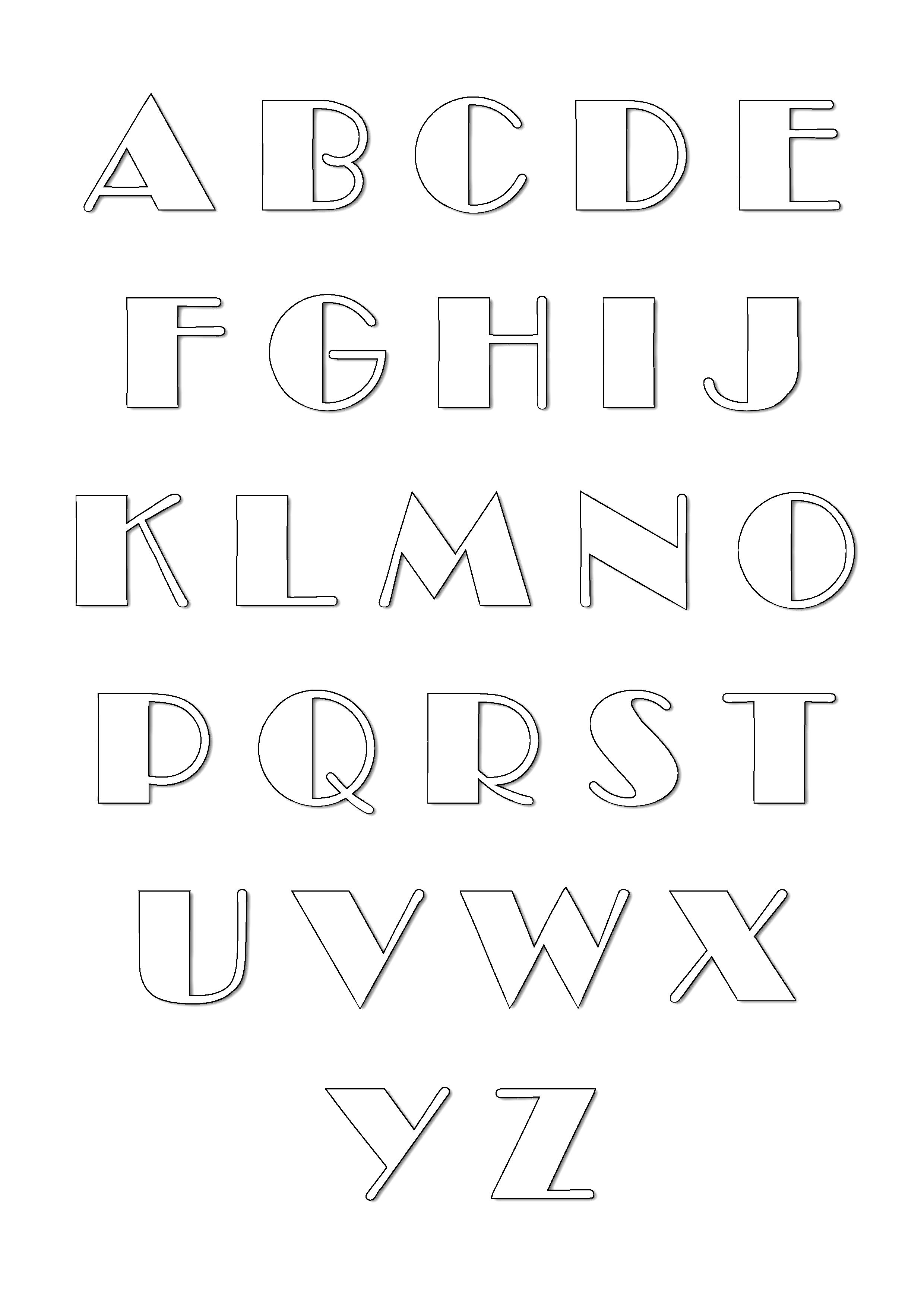 Alphabet a telecharger - Coloriages alphabet et lettres