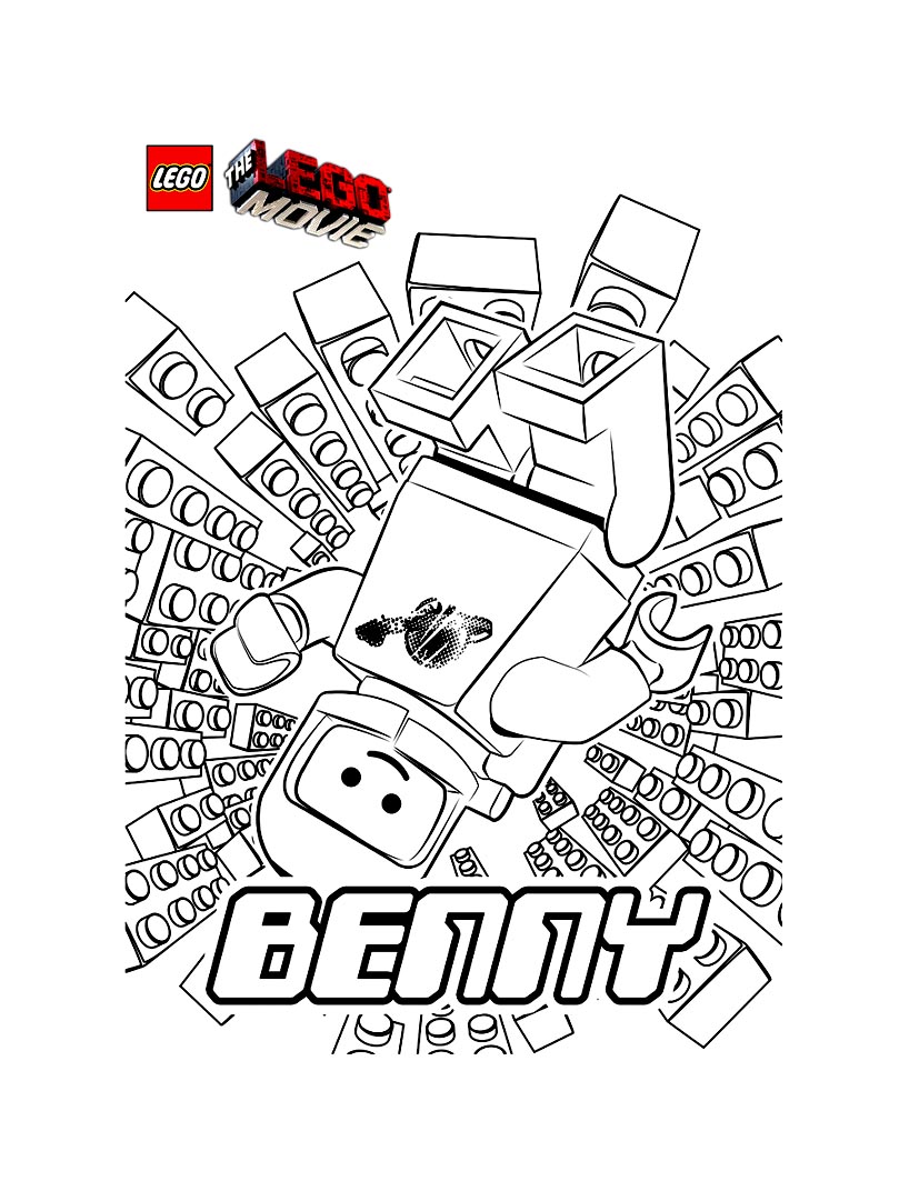 Image de Benny dans l'espace LEGO !