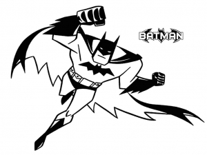 Dessin de Batman gratuit à télécharger et colorier