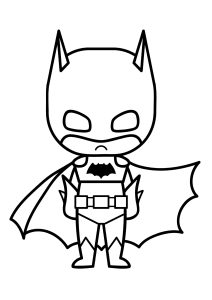 Batman dessiné style Kawaii