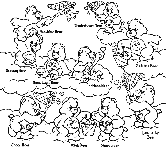 Bisounours 7 Coloriage Bisounours Coloriages pour enfants image=bisounours coloriage bisounours 7 2