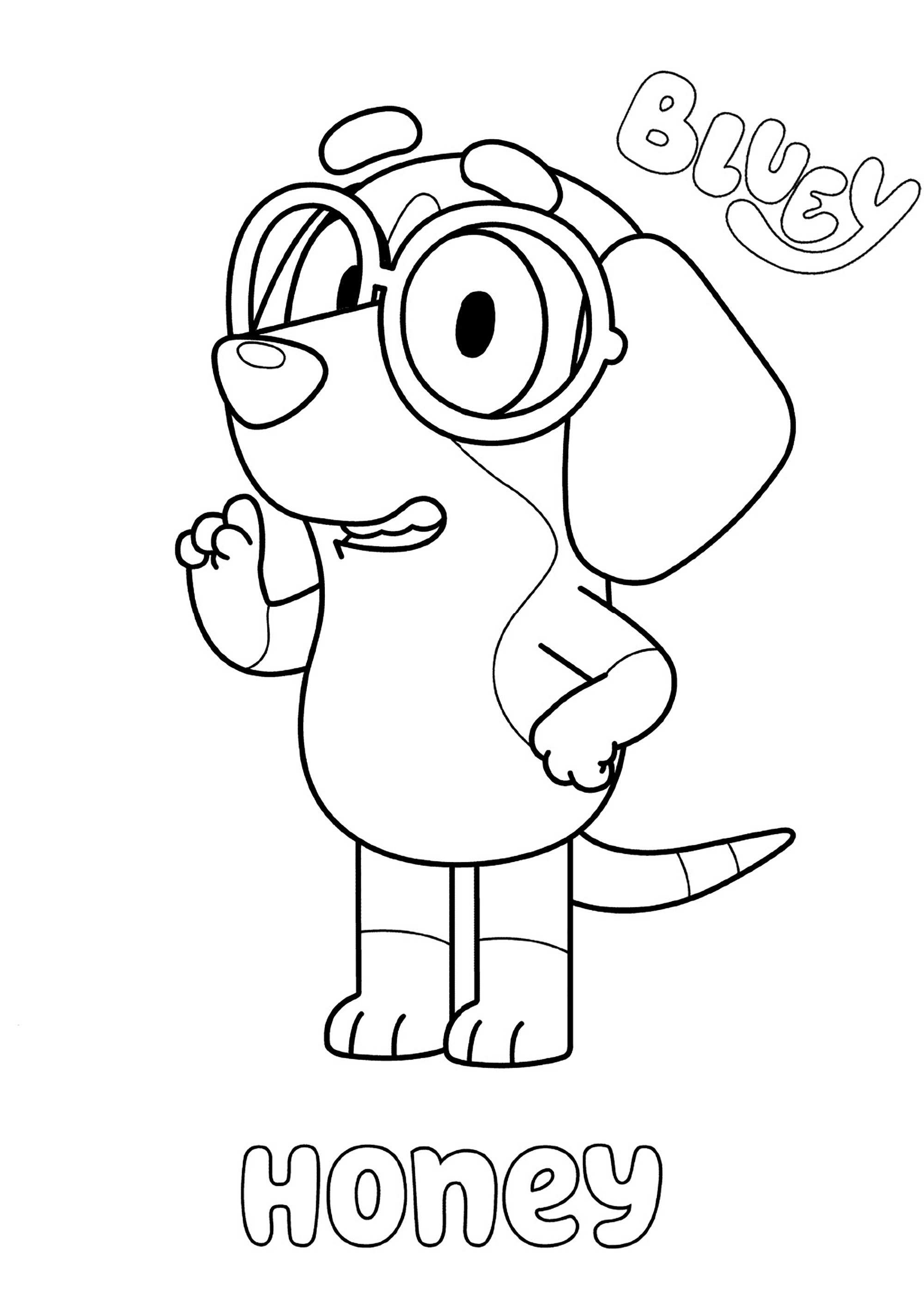 Bluey Rusty Coloriages De Personnages Tv Pour Enfants vrogue.co