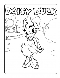 Coloriage de Daisy à colorier pour enfants