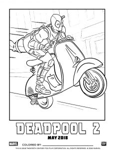 Deadpool 2 à colorier