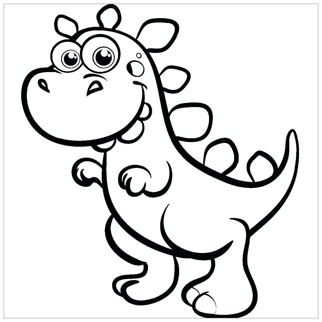 Petit Dinosaure Coloriages De Dinosaures Coloriages Pour Enfants 