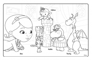 Coloriage De Docteur La Peluche Disney A Telecharger Coloriage Docteur La Peluche Disney Coloriages Pour Enfants