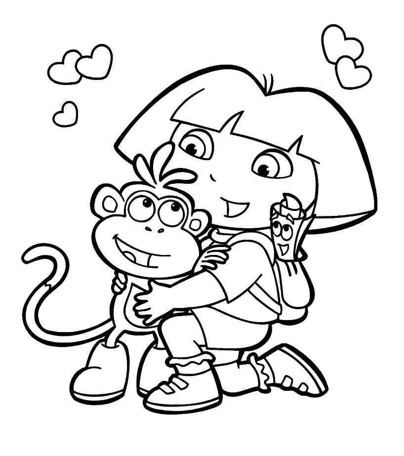 Une complicité inoxydable relie Dora et son singe Babouche