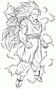 Coloriages dragon ball z 3