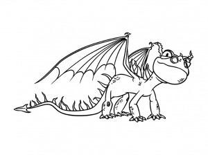 Dessin de Dragons gratuit à télécharger et colorier