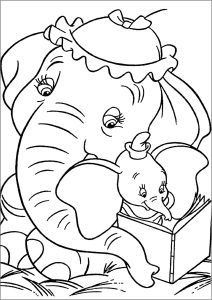Dumbo et sa maman