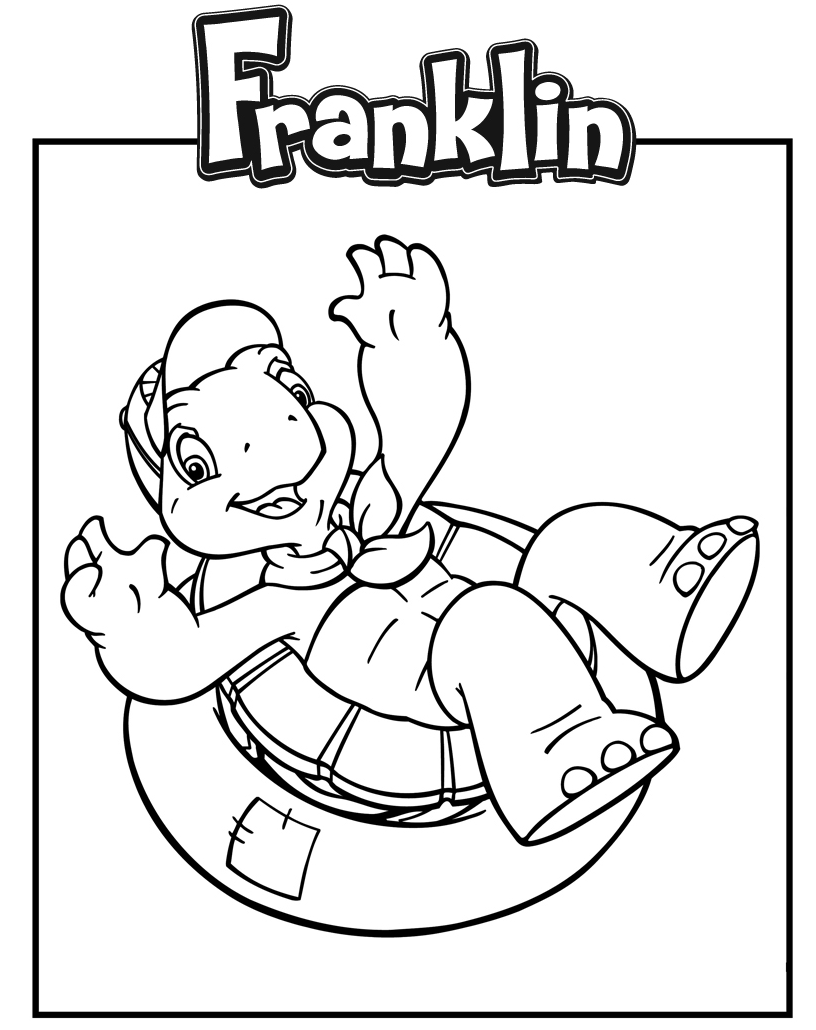 Franklin 6 - Coloriage Franklin - Coloriages pour enfants