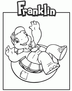 Dessin de Franklin gratuit à imprimer et colorier