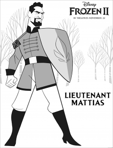 La reine des neiges 2 : Lieutenant Mattias (avec texte)