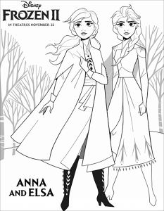 La reine des neiges 2 : Elsa et Anna (avec texte)