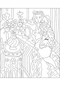 Henri Matisse   Odalisque a la robe persane