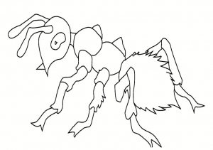 coloriage-insectes-fourmi-5