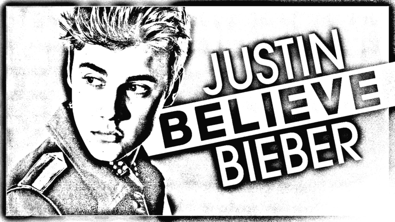 Coloriage Justin Bieber justin bieber believe Imprimer