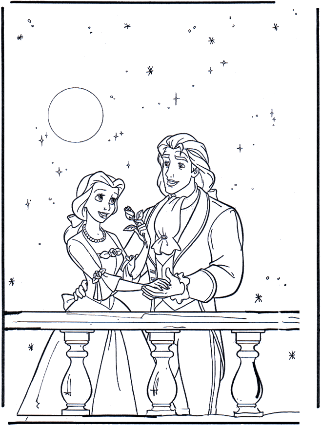 image=la belle et la bete coloriage la belle et la bete 3 2