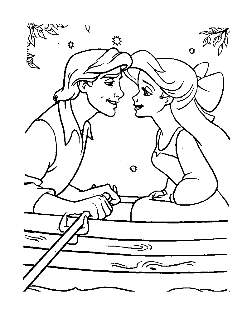Eric et Ariel sont sur un bateau ....